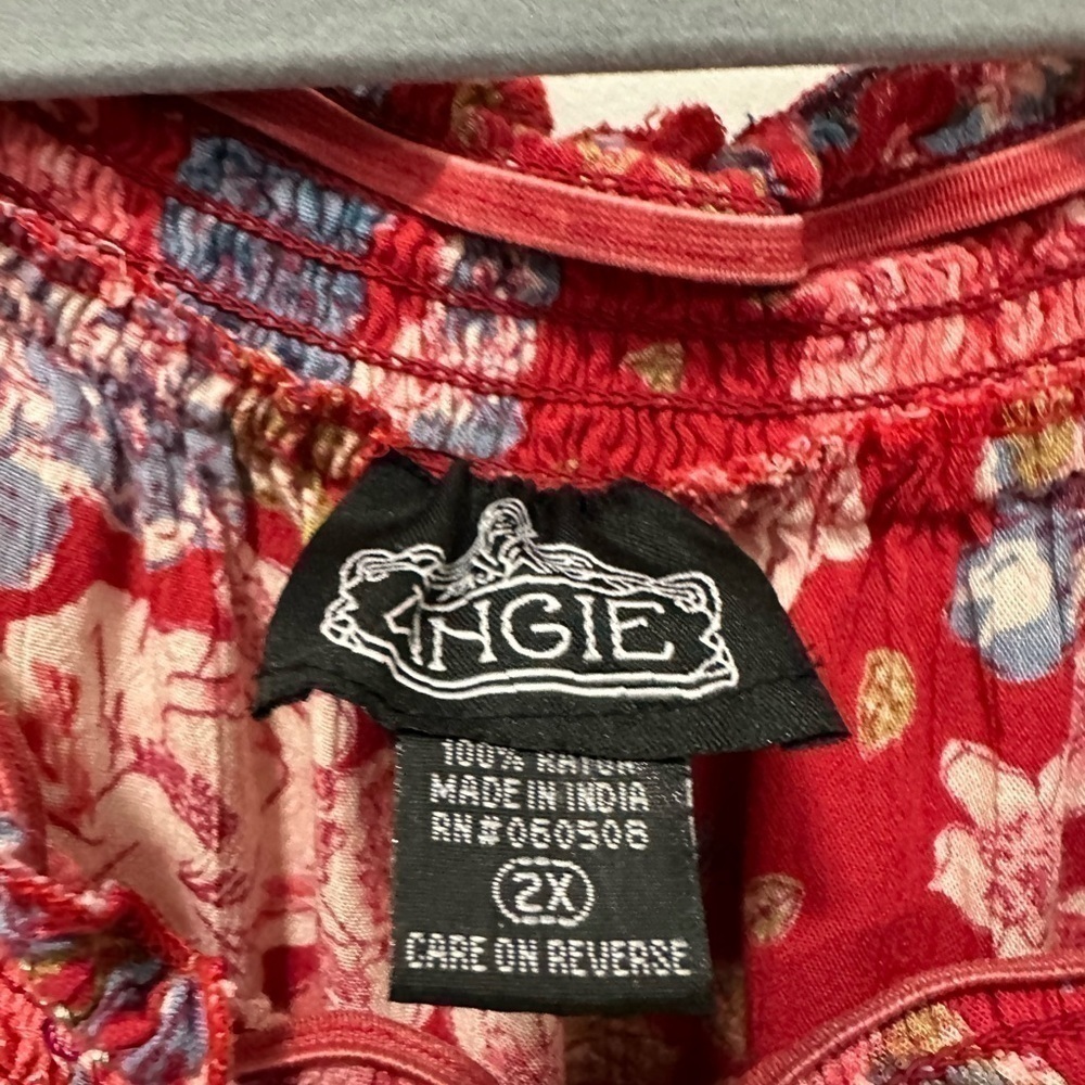 Angie off The Shoulder Floral Dress Sz 2X - Picture 4 of 4